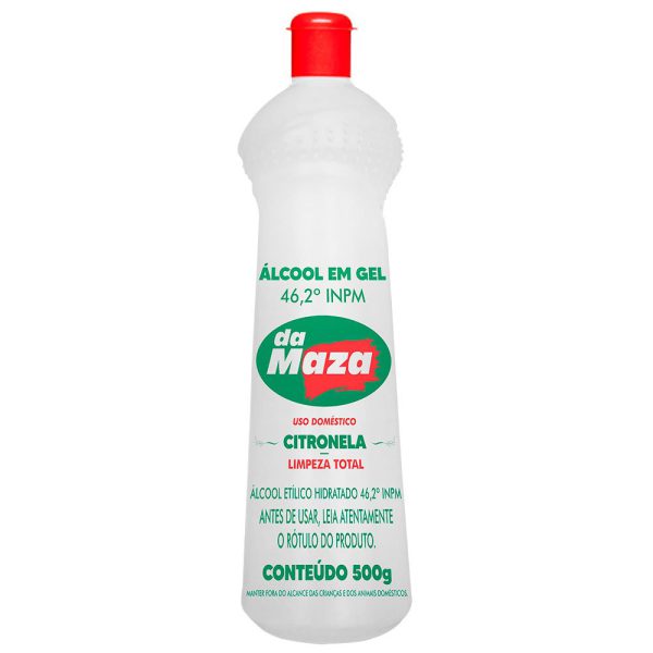 Álcool em Gel 46,2 INPM Citronela 500mg MAZA-27079