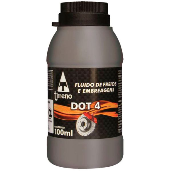 Fluido de Freios DOT 4 100ml TIRRENO-1166