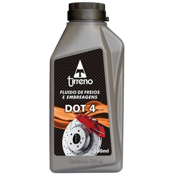 Fluido de Freios DOT 4 500ml TIRRENO-1168