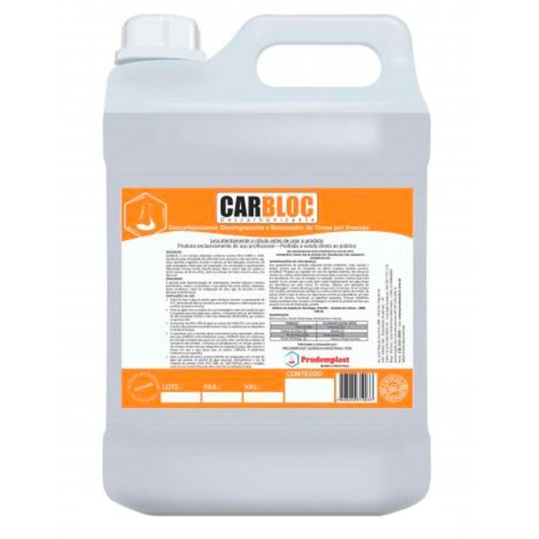 Carbloc Descarbonizante Removedor de Tintas 5L PRUDEMPLAST-74-9