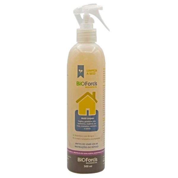 Produto de Limpeza a Seco Residencial 500ml BIOFORCIS-BIOCASA500PA