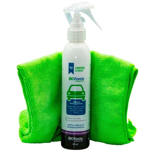 Kit de Limpeza Antiviral a Seco com 3 Peças BIOFORCIS-BIOCOMBO002