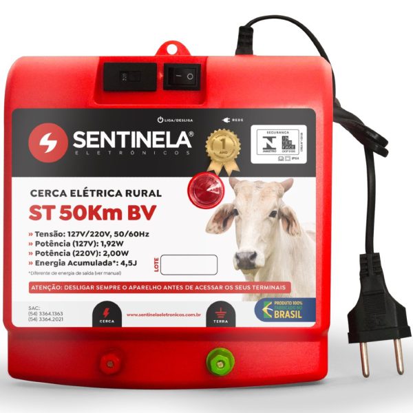 Eletrificador de Cerca ST50KM 4,5J Bivolt SENTINELA-1015