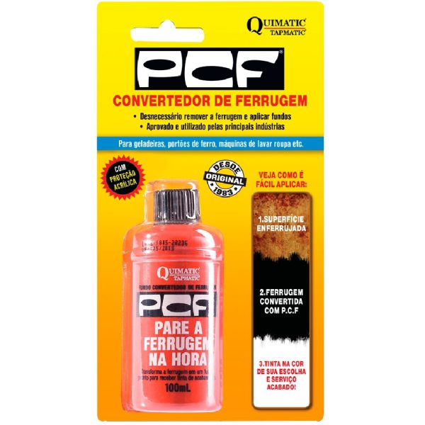 Fundo Convertedor de Ferrugem P.F.C 100ml QUIMATIC-DD1