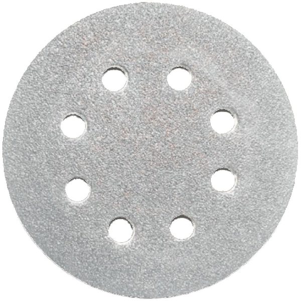 Discos de Lixa Pluma Branco AA.80 125mm 8 Furos com 10 Unidades DISFLEX-08027