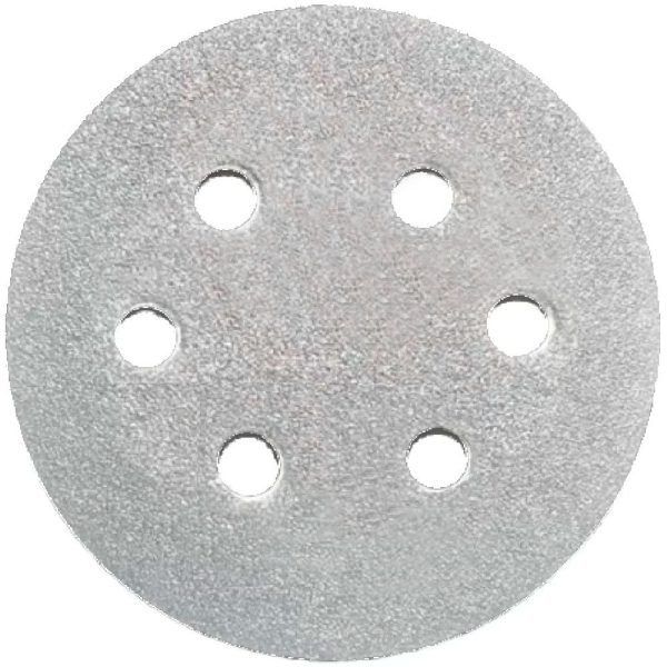 Discos de Lixa Pluma Branco AA.100 150mm 6 Furos com 10 Unidades DISFLEX-08007