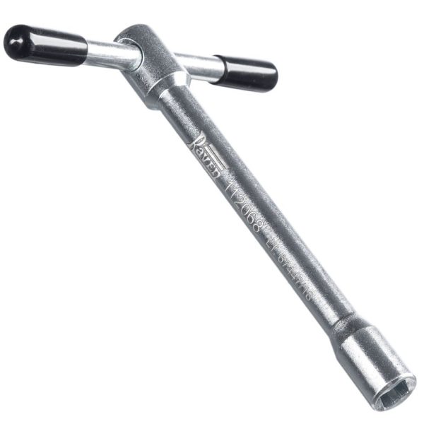 Chave T Curta 140mm com Soquete Fixo Quadrado de 8mm para Acoplamento do Câmbio VW RAVEN-112068