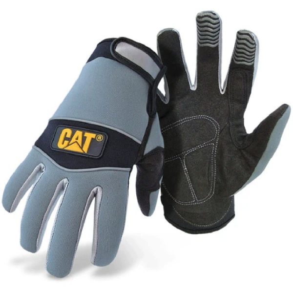 Luva para Trabalho Média com Palma Neoprene CATERPILLAR-CAT012213