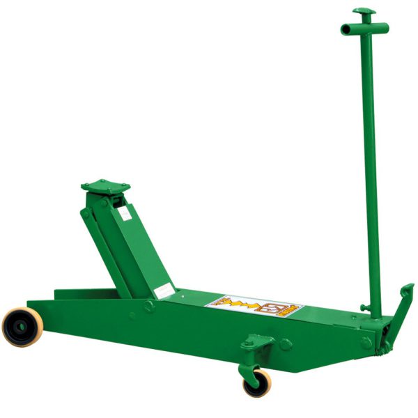 Macaco Jacaré Hidráulico 5 Toneladas Verde com Roda PU Profissional RIBEIRO-RM0007