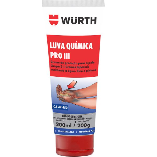 Luva Química Pro III 200G WURTH-890400252