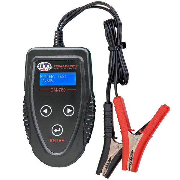 Teste de Bateria Carro LCD 6 a 12V DM FERRAMENTAS-DM-780