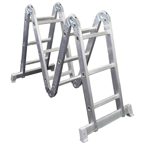 Escada Articulada em Alumínio 3 x 4 com 12 Degraus REISAM-906754