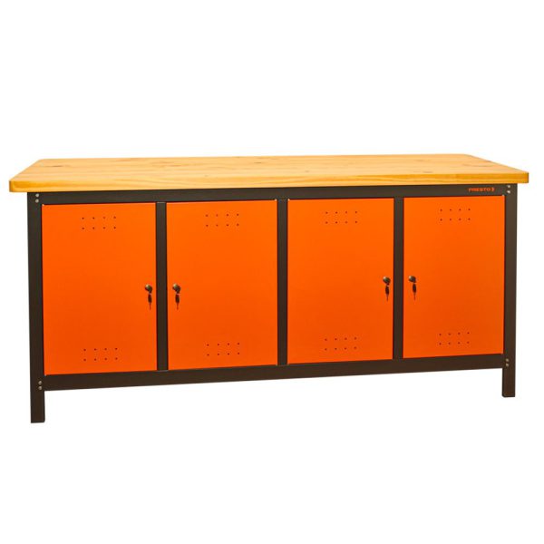 Bancada de Trabalho Fechada 2000 x 920 x 600mm com 4 Portas PRESTO-91512