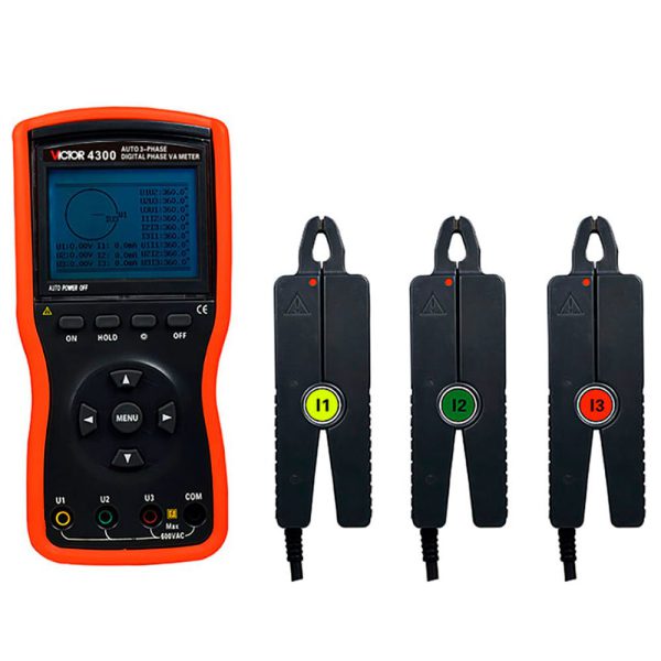Fasímetro Digital 0,00V a 600V com Função Análise de Energia VICTOR - RUOSHUI-328658