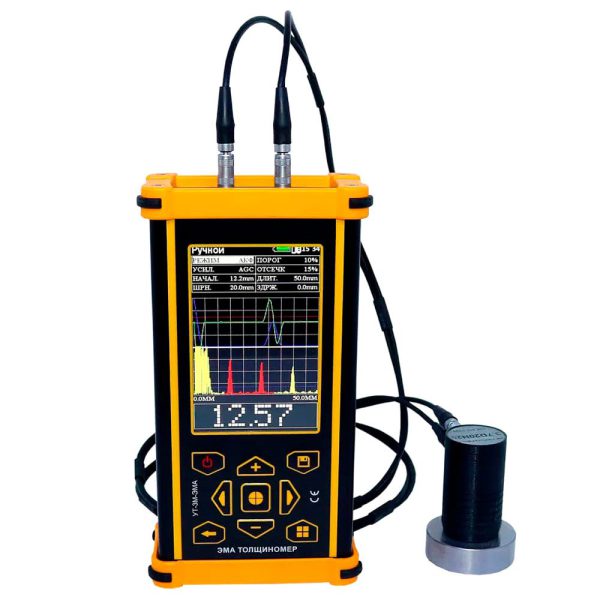 Medidor de Espessura para Aço 0,5-200,0mm NOVOTEST-UT-3M-EMA