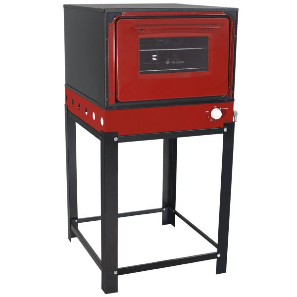 Forno à Gás Bravo Vermelho com Pé 98L VENANCIO-BRFPVR