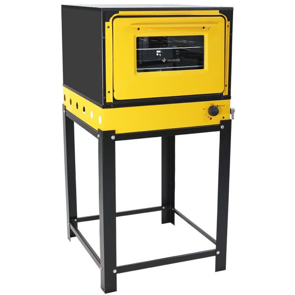 Forno à Gás Bravo Amarelo com Pé 98L VENANCIO-BRFPAM