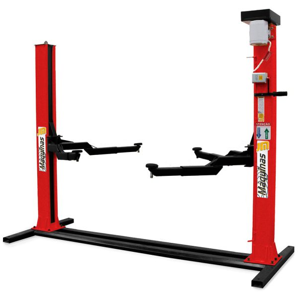 Elevador Automotivo Vermelho 2700KG com Lubrificação a Óleo
