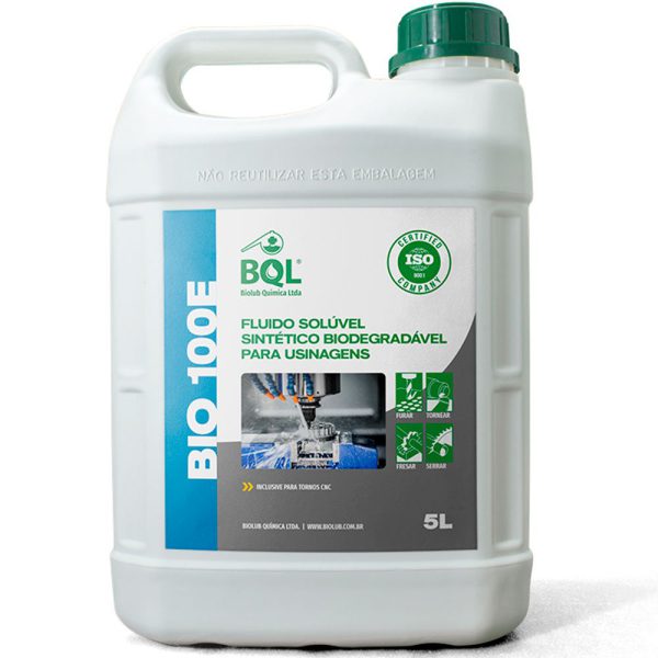 Óleo Solúvel Sintético Biodegradável 5 Litros para Corte de Metais BIOLUB-5397B
