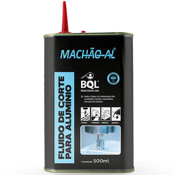 Fluido de Corte Machão AL para Alumínio 500ml BIOLUB-5405B
