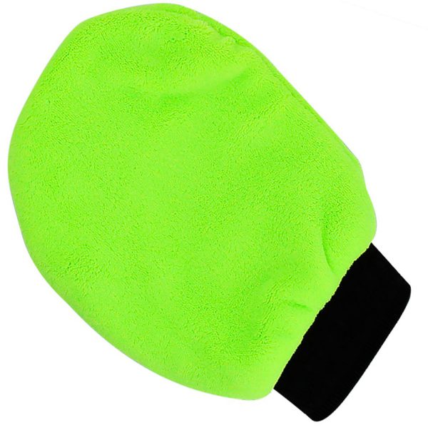 Luva de Microfibra Verde Fluorescente 25 x 18 x 2cm WESTERN-CAR-08