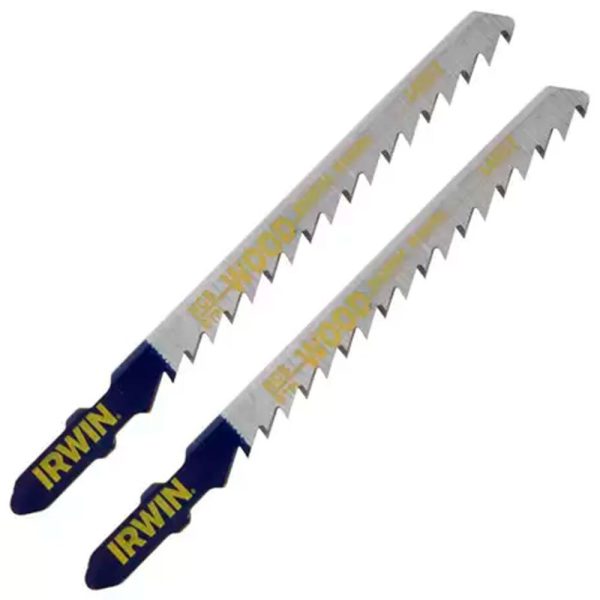 Lâmina de Serra Tico-Tico Encaixe T HSS 100mm 6 Dentes 2 Peças IRWIN-IW14057