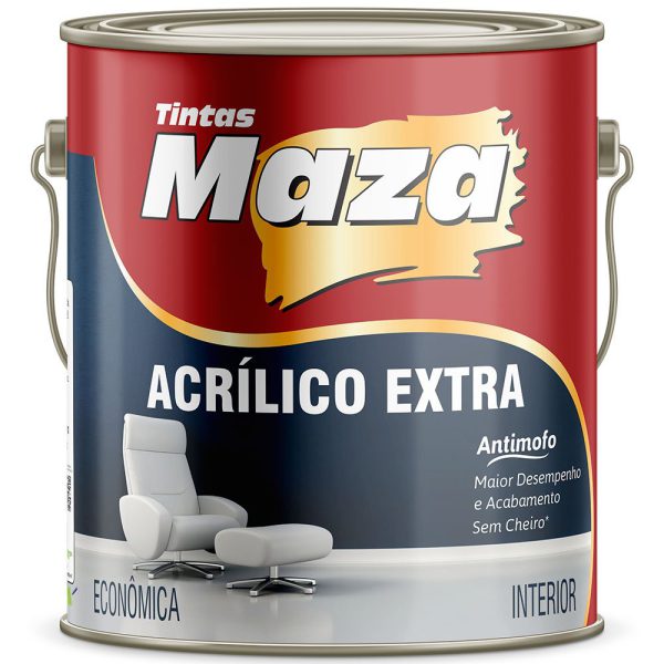 Tinta Acrílica Extra Branco Fosco 3.6L MAZA-429