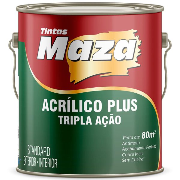 Tinta Acrílica Plus Palha Fosco 3.6L MAZA-16892