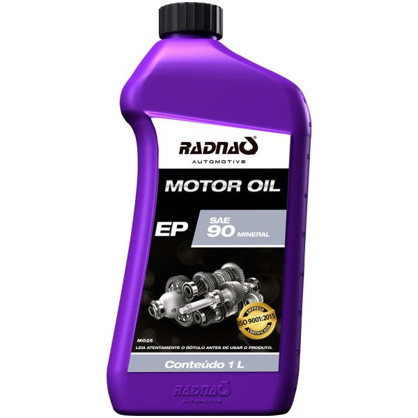 Óleo Lubrificante Mineral Transmissão EP 90 GL-5 1L RADNAQ-MO25-01