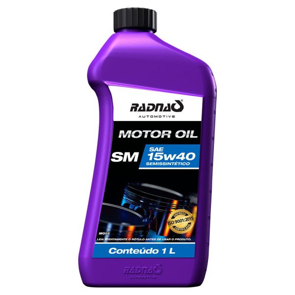 Óleo Lubrificante Semi-Sintético 15W40 1L RADNAQ-MO02-01