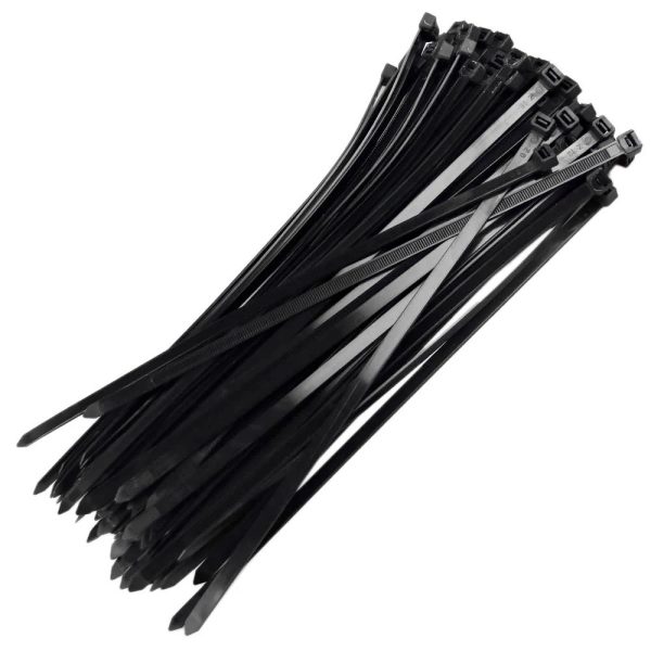 Abraçadeira de Nylon Preta 200 x 4,8mm com 100 Unidades RAYCO-12116