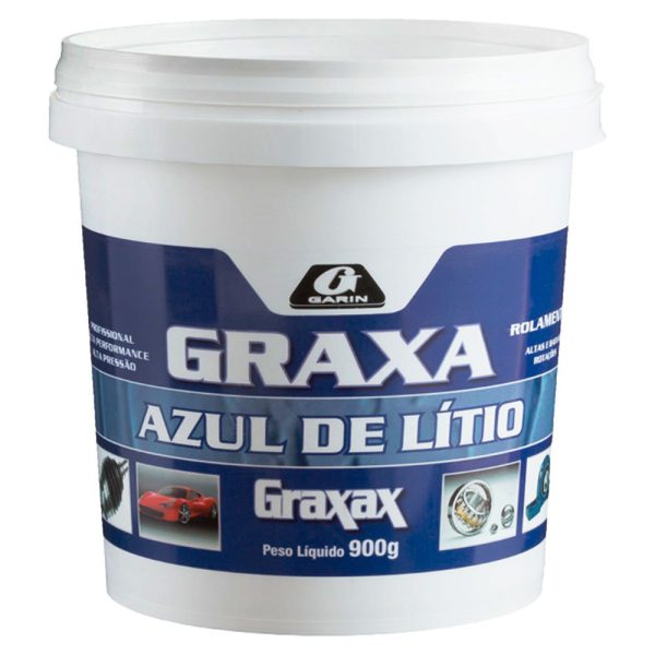 Graxa Azul de Lítio 900g GARIN-GAB-900