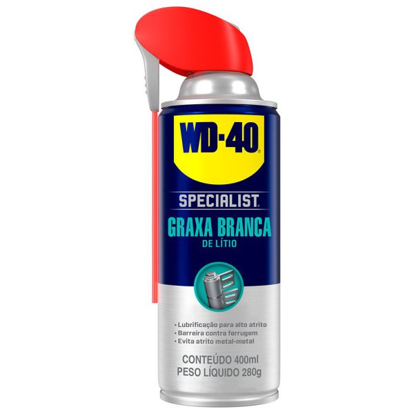 WD-40 Specialist Graxa Branca de Lítio 400ml - Aerossol WD40-497681