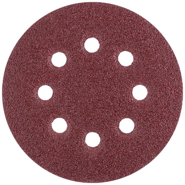 Disco de Lixa Tipo Velcro Grão 320 5 Pol. com 10 Unidades WORKER-980633