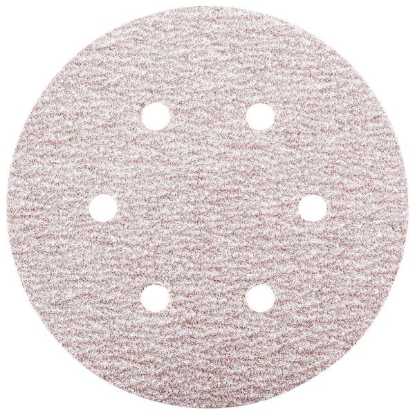 Disco de Lixa Tipo Velcro 6 Pol. Grão 80 com 10 Unidades WORKER-952826