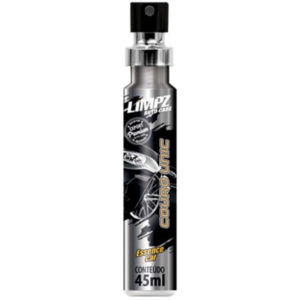 Cheirinho Aromatizante 45ml com Aroma de Couro Unic LIMPZ AUTO-CHS003