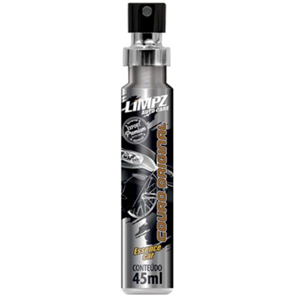 Cheirinho Aromatizante 45ml com Aroma de Couro Original LIMPZ AUTO-CHS002