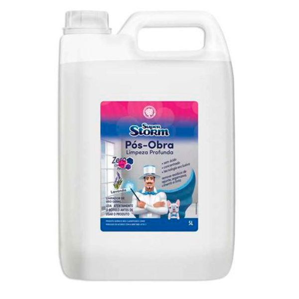 Pós Obra Limpeza Profunda 5L Lavanda PULVITEC-FM034