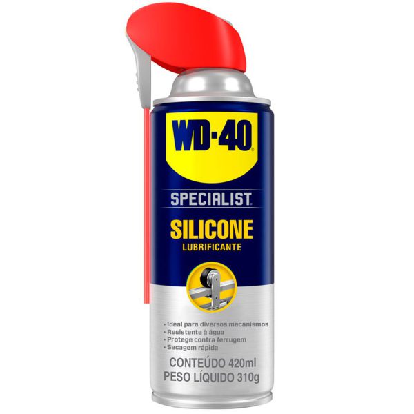 WD-40 Specialist Silicone Lubrificante 420ml - Aerossol. WD40-428434