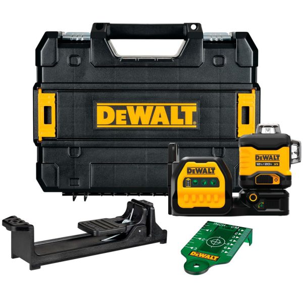 Nível Laser 3x360 12V/20V Sem Carregador e Bateria DEWALT-DCLE34030GB