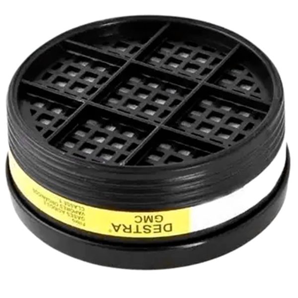 Filtro de Respirador com 1 Via para Vapor Orgânico Gás Ácido DESTRA-GMC-1