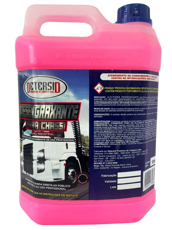 Desengraxante para Chassis 5L DETERSID-DX 33