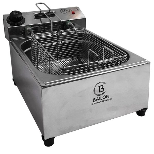 Fritadeira Elétrica 1 Cuba 5L 220V 3000W BAILON-22000.5L