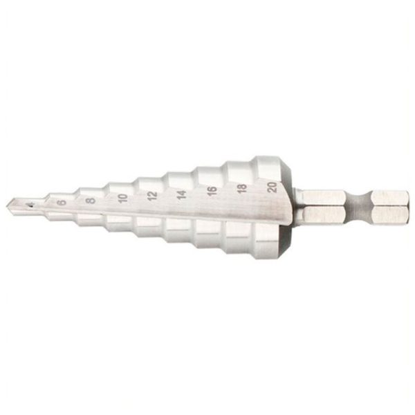 Broca Escalonada 4 a 20mm com Haste Hexagonal GROSS-7236155