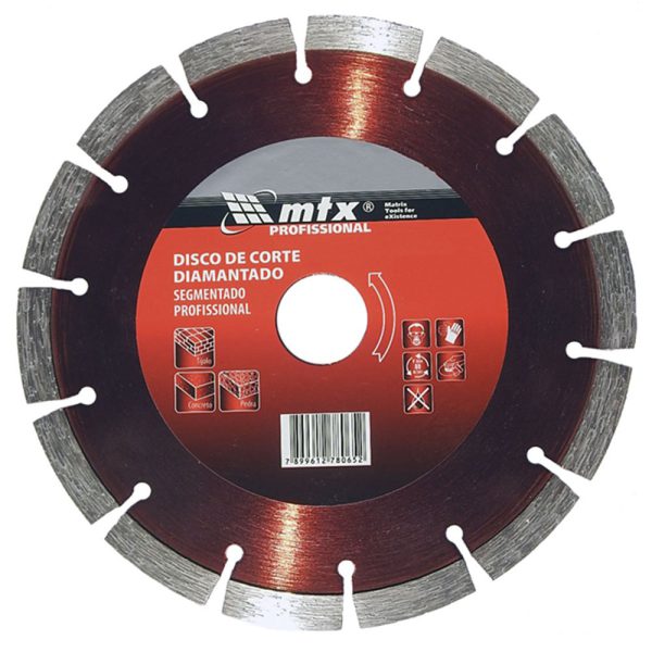 Disco de Corte Diamantado Segmentado 230 X 25,4mm MTX-731699