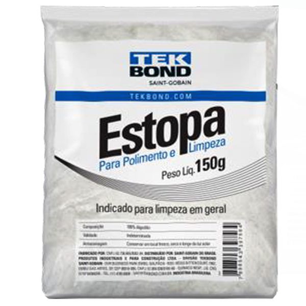 Estopas para Polimento e Limpeza 150g TEK BOND-14361315000