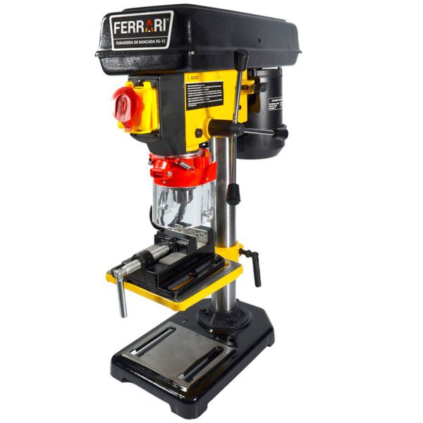 Furadeira de Bancada Fg 13 350W 220V com Morsa FERRARI-FG13CM