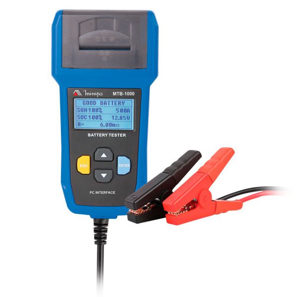 Testador de Baterias com Display LCD Alternador 12V Partida 24V MINIPA-MTB-1000
