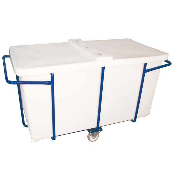 Tampa Branca Bipartida para Carro Cuba Metálico 430L/4,5kg BRALIMPIA-EM432