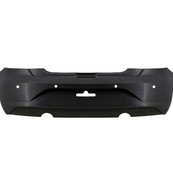 Para-Choque Traseiro Preto Liso para Gol G7 e G8 com Suporte e Furo DTS-6674